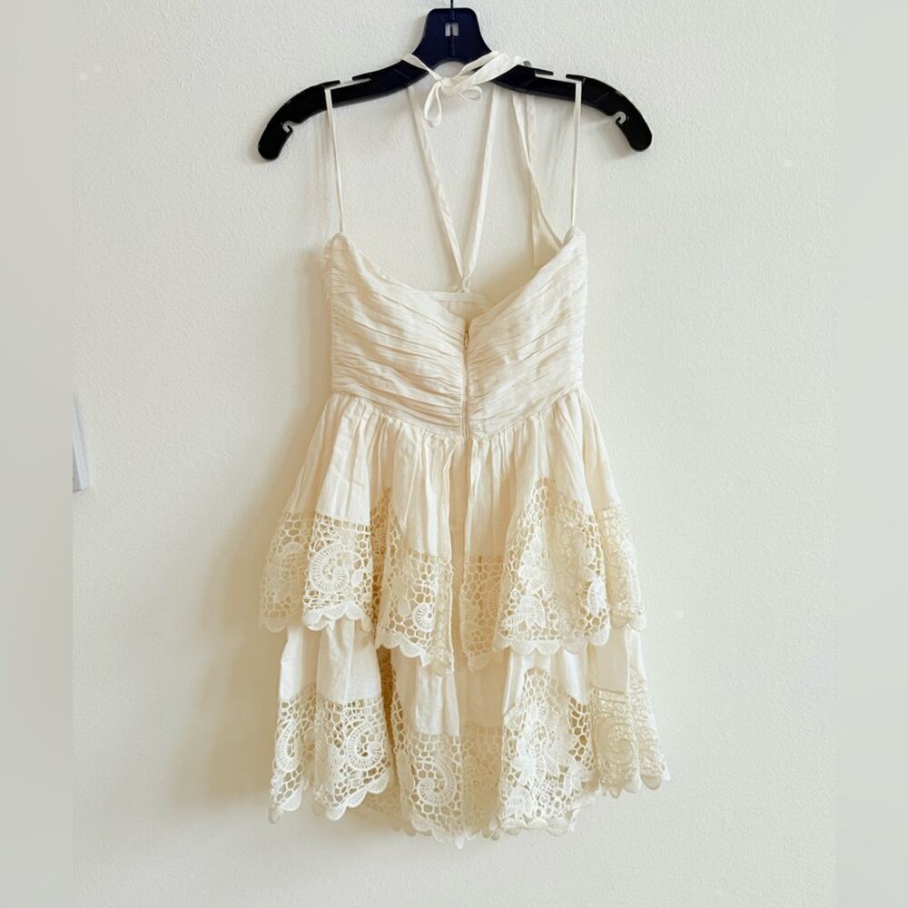 Ulla Johnson White Cotton Savannah Ruffled Lace Minidress 10 NWOT - Picture 9 of 11